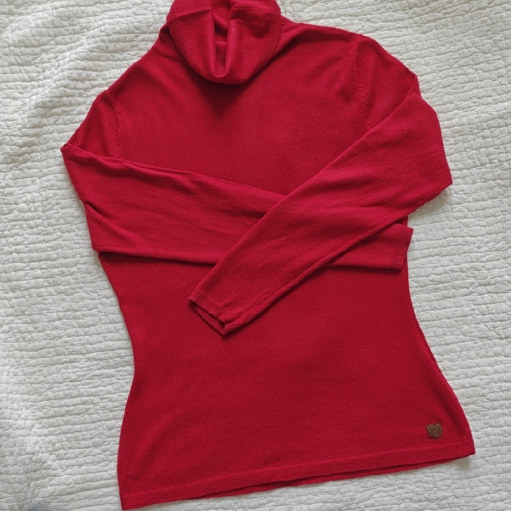 Red Turtleneck Sweater
